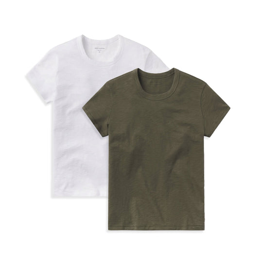 Classic Crew Slub 2-Pack  bdl2_women_crew_slub_tee tees