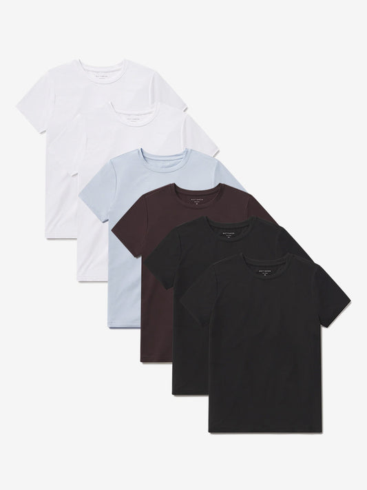 Second Skin Crew Tee 6-Pack  bdl6_women_second_skin_crew tees