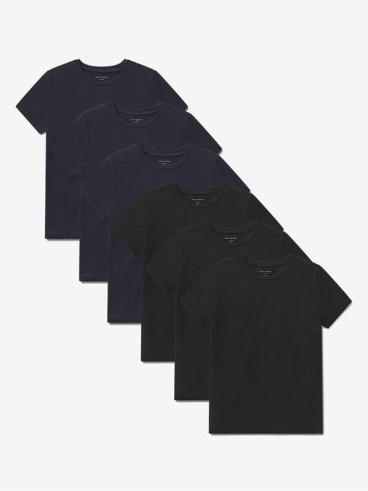 Second Skin Crew Tee 6-Pack  bdl6_women_second_skin_crew tees