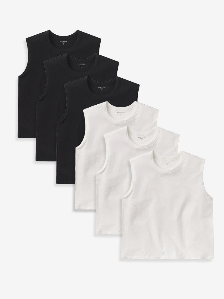 womens tank slub 6 packs