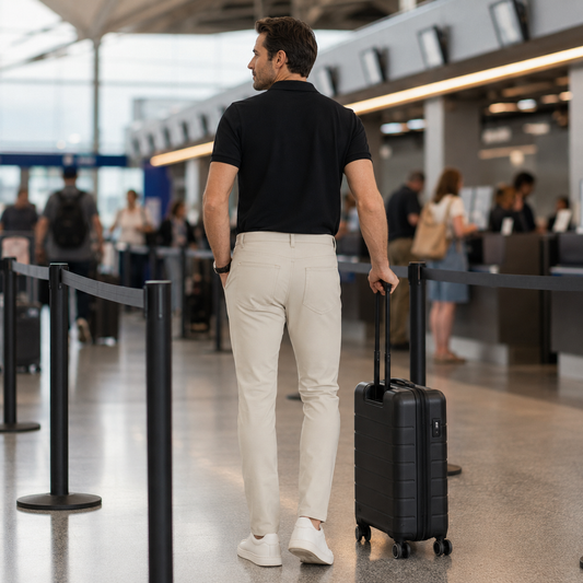 5 Pocket Travel Pants Stone Travel pants