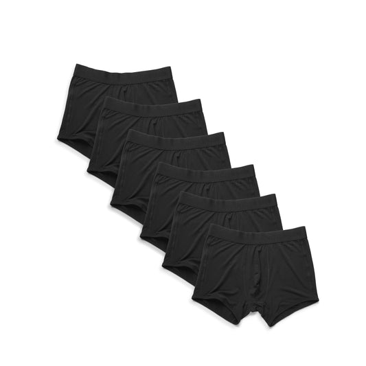 Trunks 6-Pack Black Trunk underwear