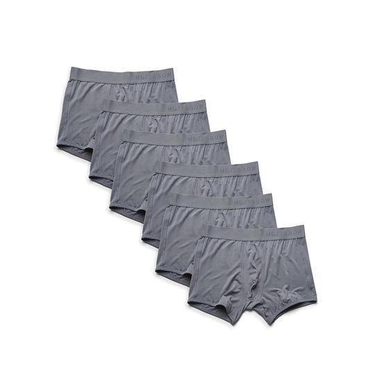 Trunks 6-Pack Gray Trunk underwear