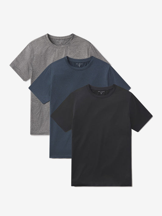 Tech Tee 3-Pack Heather Gray/Black Heather/Teal Heather bdl3_men_tech_tee tees