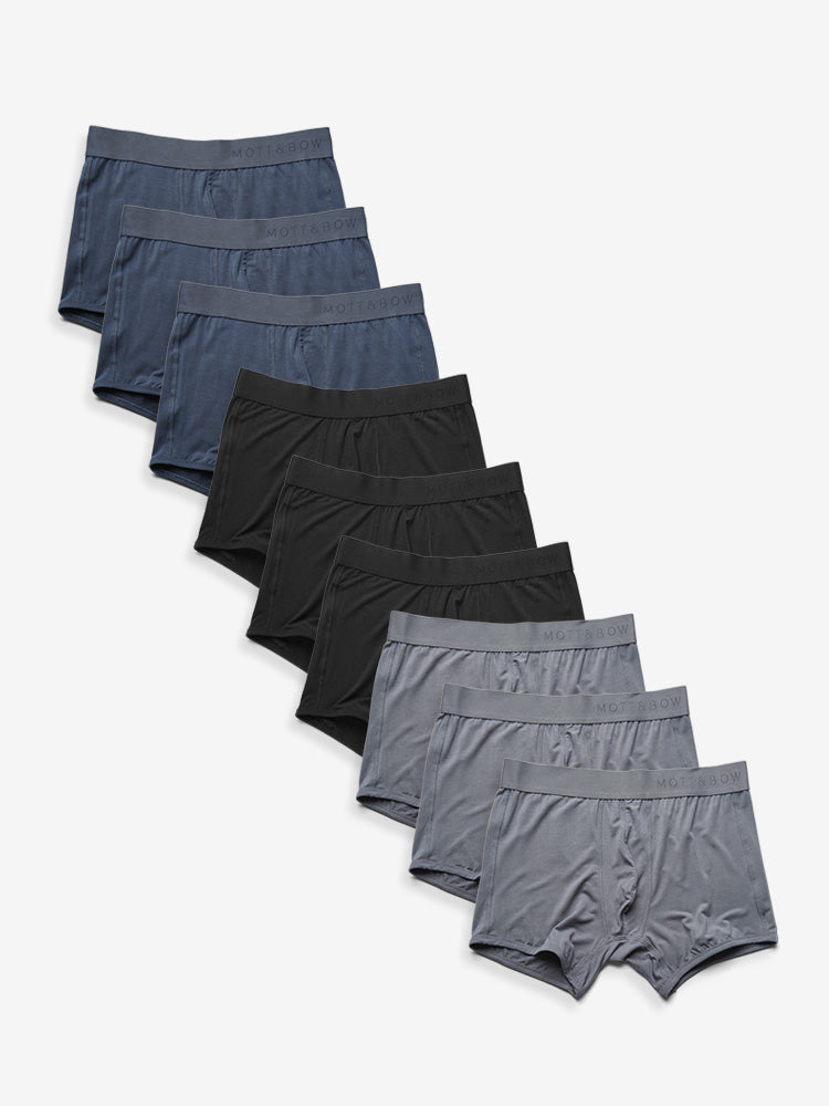 mens boxer trunks 9 packs