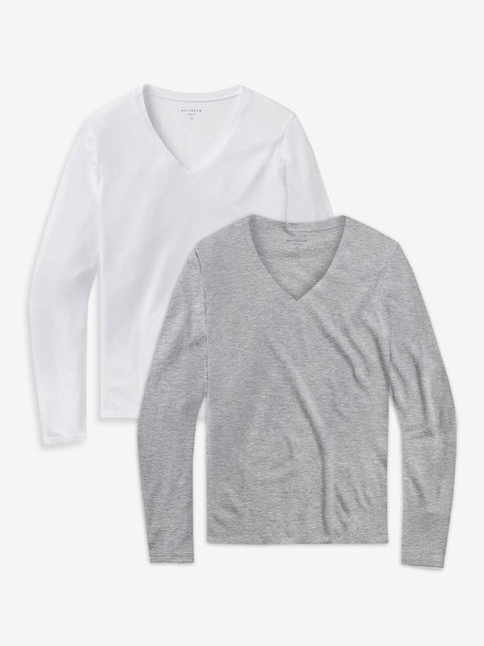 Long Sleeve V-Neck Tee Marcy 2-Pack tees