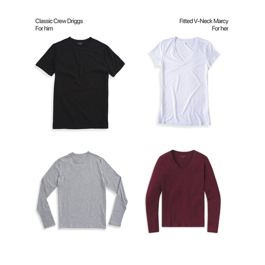 Set 01: The His & Hers 4-Pack  customtag_BUNDLE DEAL-fff-245600 tees
