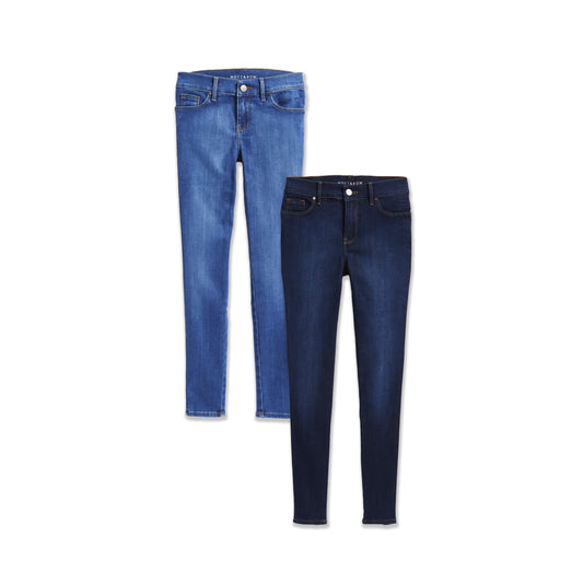 Mid Rise Skinny Jane 2-Pack  Mid-Rise Skinny jeans