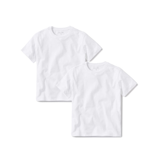 Everyday Cotton Crew Tee 2-Pack White bdl2_women_boxy_semi_crop_tee tees