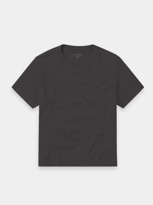 Everyday Cotton Crew Tee Dark Gray Crew tees