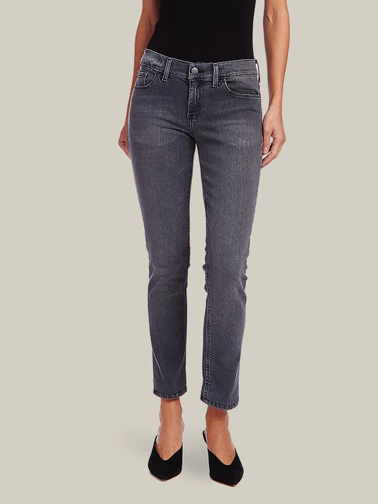 Allen Mid Rise Slim Straight Jeans Gray Slim Straight jeans