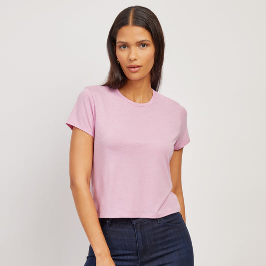 Cropped Fitted Crew Marcy Tee  Crew tees