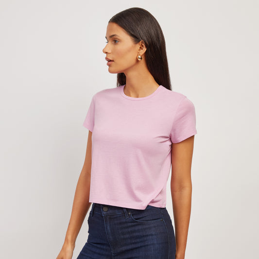 Cropped Fitted Crew Marcy Tee  Crew tees