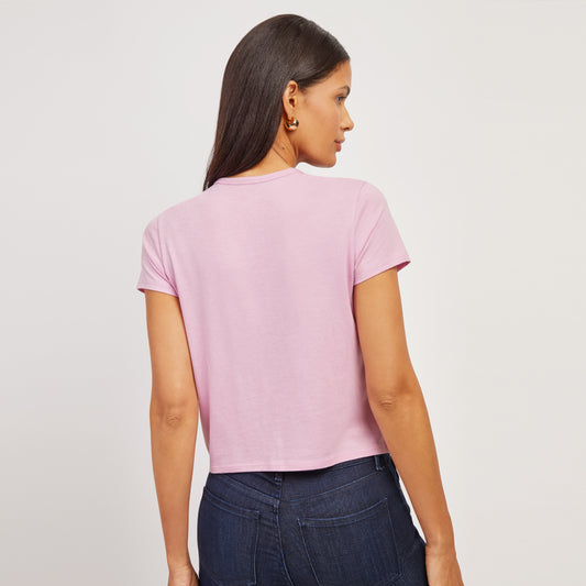 Cropped Fitted Crew Marcy Tee  Crew tees