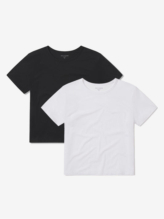 Cropped Fitted Crew Marcy Tee 2-Pack  bdl2_women_cropped_marcy_tee tees