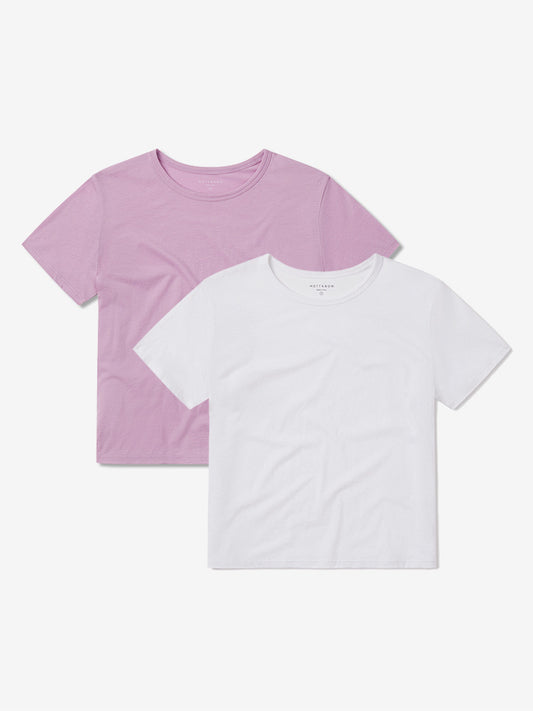 Cropped Fitted Crew Marcy Tee 2-Pack  bdl2_women_cropped_marcy_tee tees
