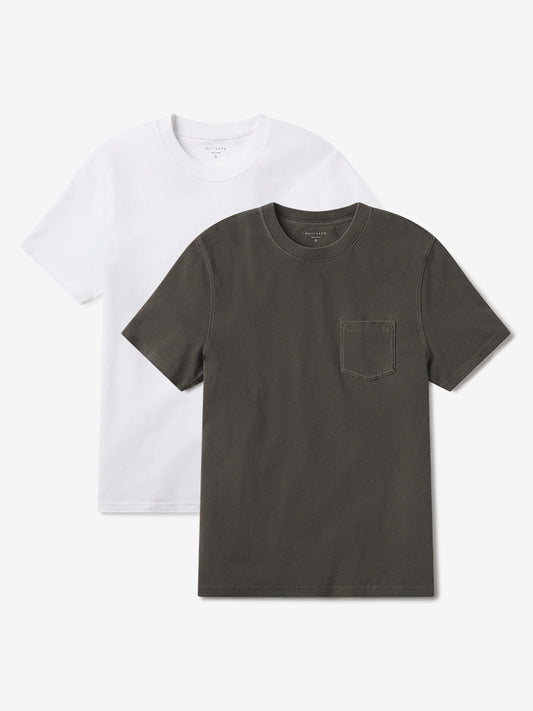 Cotton Jersey One Pocket Tee 2-Pack  bdl2_men_one_pocket_tee tees