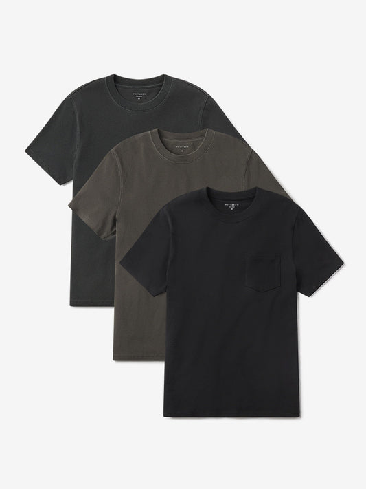 Heritage Weighted Tee 3-Pack  bdl3_men_one_pocket_tee tees