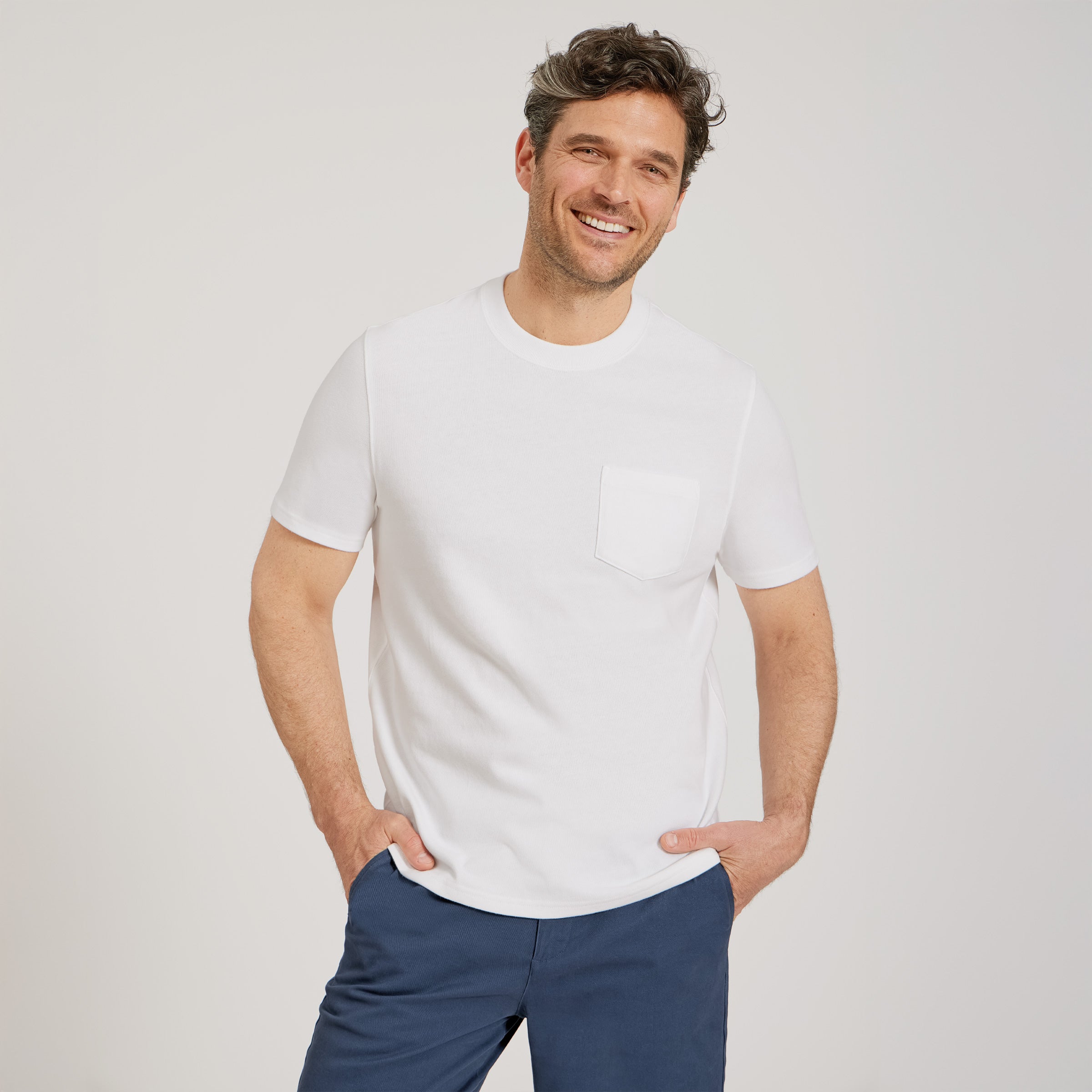 Men's Cotton Jersey One Pocket Tee Mott Bow - Main Image