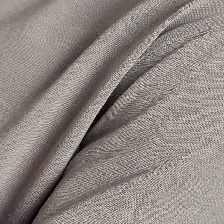 Men wearing Vintage Pewter Cotton Jersey Oversized Tee