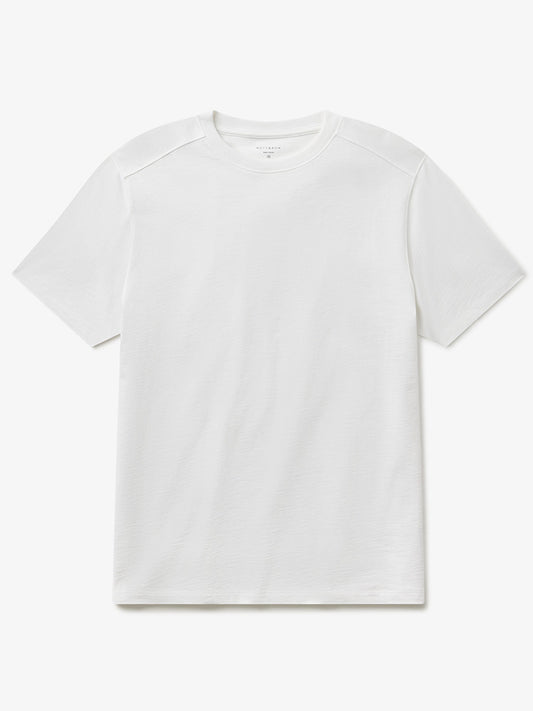 Cotton Jersey Oversized Tee White Crew tees