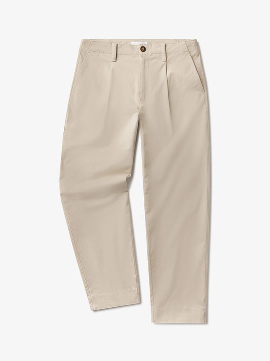Wide Leg Chino Pants Ecru Wide-Leg pants