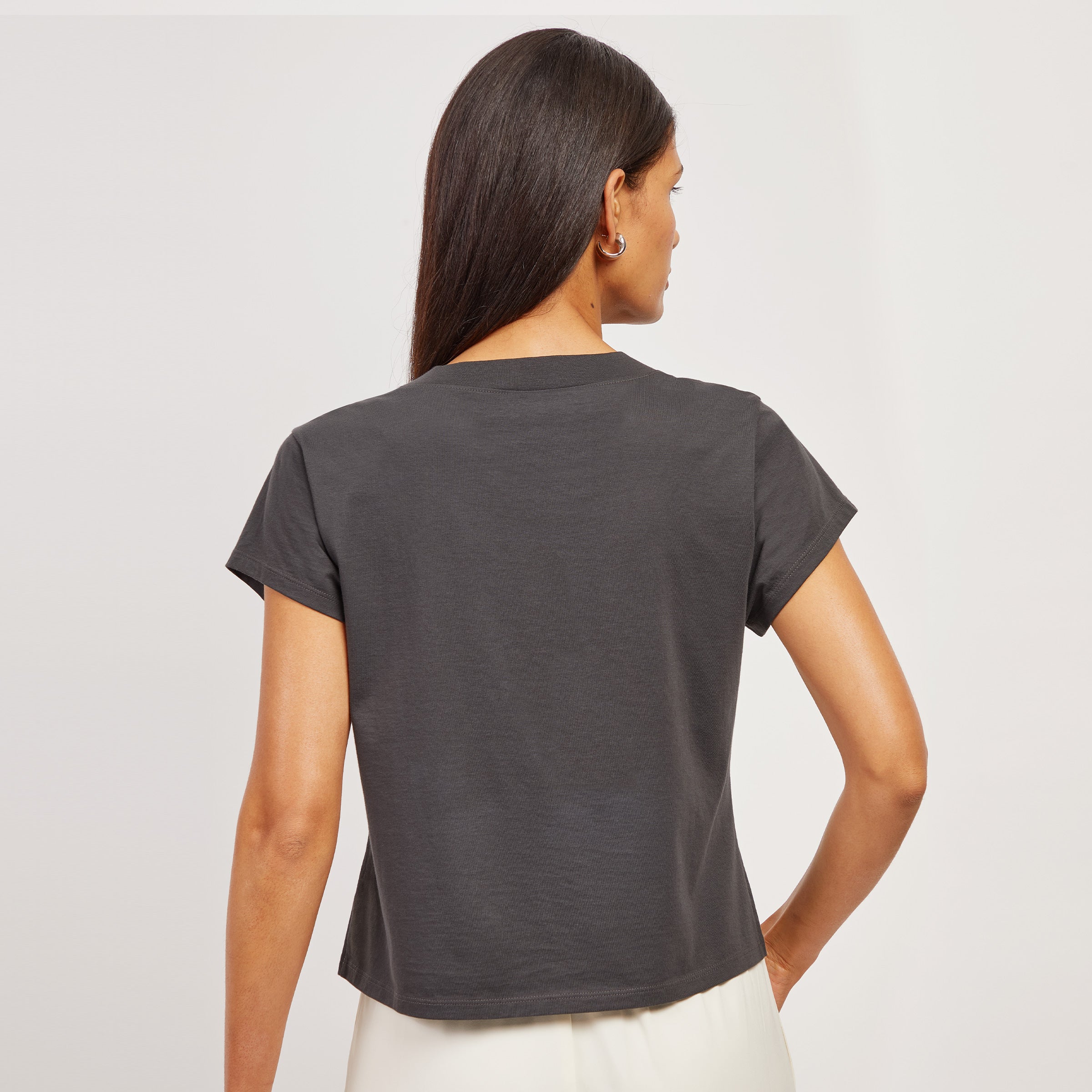 deep v cut shirt