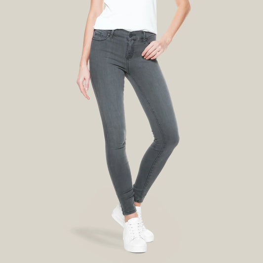 Orchard Mid Rise Skinny Jeans Medium Gray Mid Rise Skinny jeans