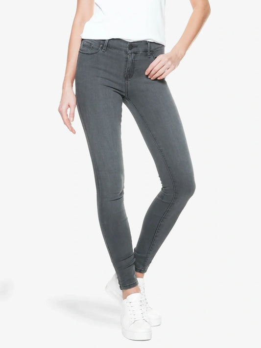 Mid Rise Skinny Orchard Jeans Gris medio Mid-Rise Skinny mujer