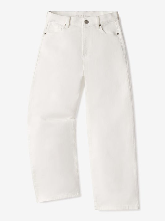 High Rise Cropped Straight Leg Mercer Bone High-Rise Cropped jeans