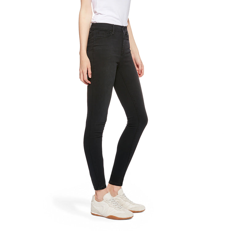 Women wearing Dark Gray High Rise Skinny Orchard Jeans