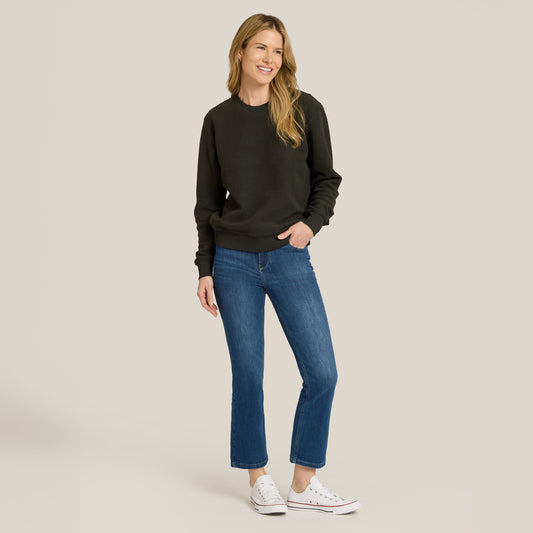 High Rise Miniboot Ankle Logan Jeans Medium Blue High-Rise Skinny jeans