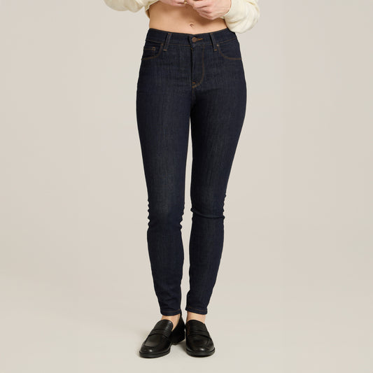 High Rise Skinny Logan Jeans Midnight High-Rise Skinny jeans