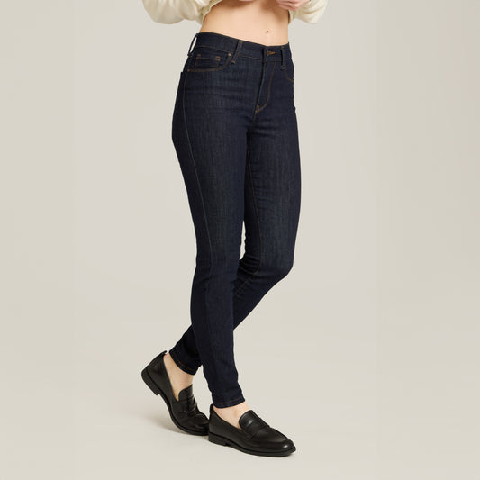 High Rise Skinny Logan Jeans Midnight High-Rise Skinny jeans