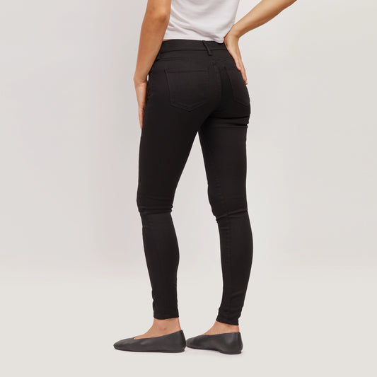 High Rise Skinny Bond Jeans Black High-Rise Skinny jeans