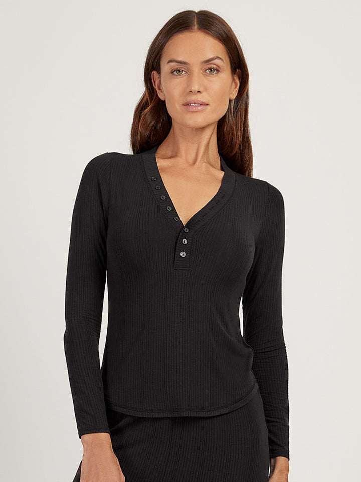 Let Me Lounge Short Sleeve Top (Women) - Belle Meade Bow