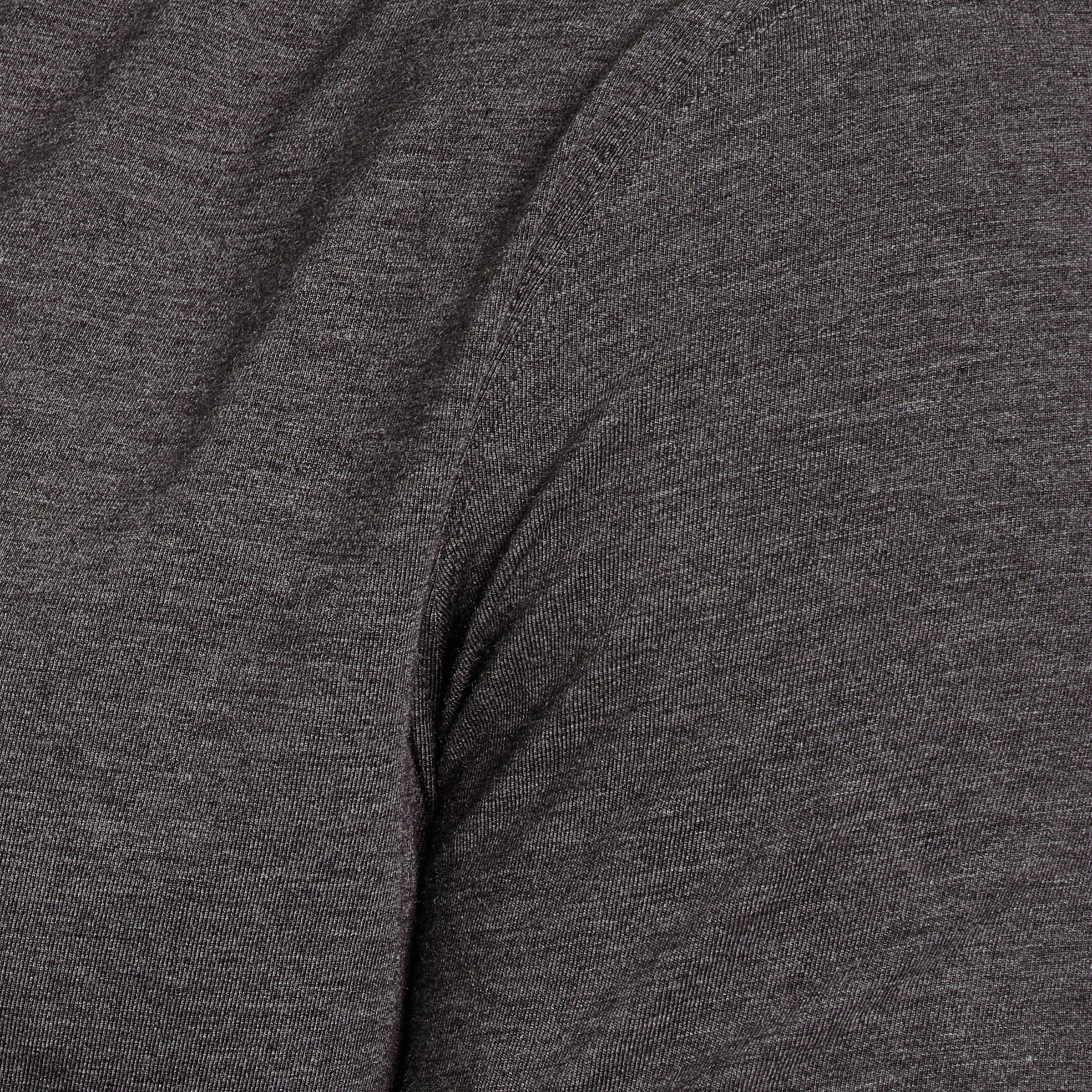 Men wearing Charcoal Heather Luxe Stretch Tee