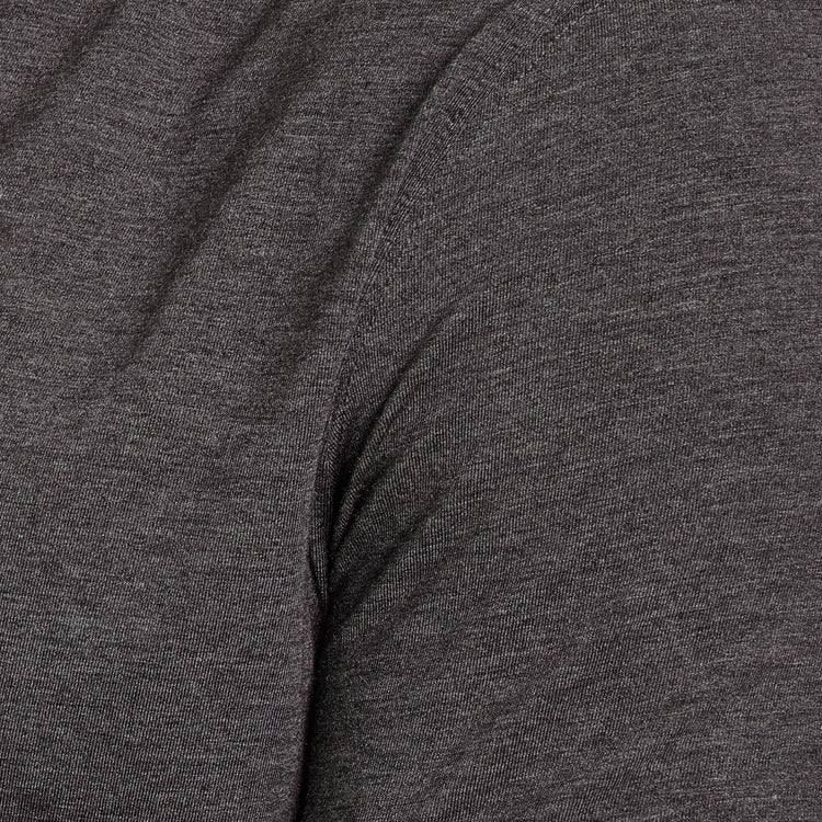 Men wearing Charcoal Heather Luxe Stretch Tee