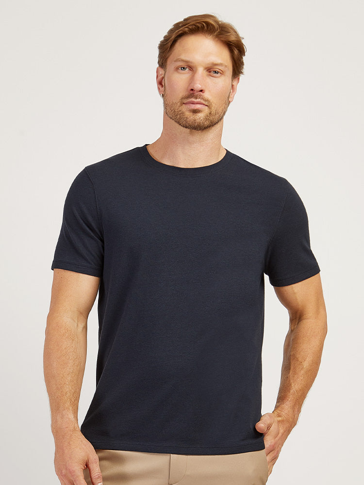 Men s Luxe Stretch Tee Mott Bow Men s luxe stretch tee mott bow