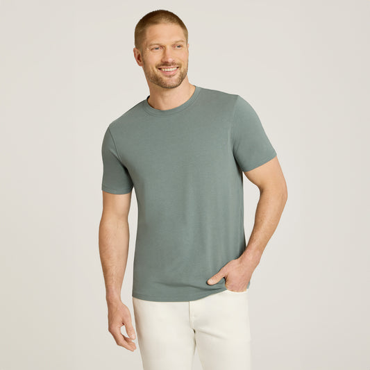 Luxe Stretch Tee  Crew tees