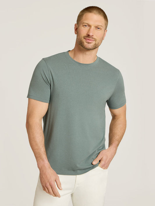 Luxe Stretch Tee  Crew tees