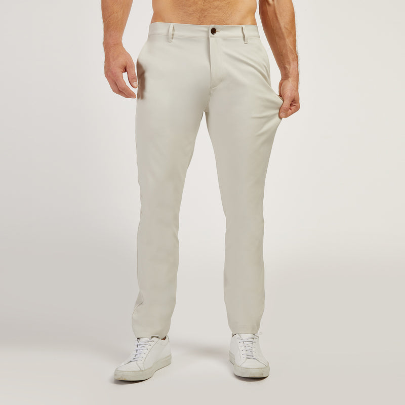 Men wearing Stone Slim Tech Pants - Pre Order pants