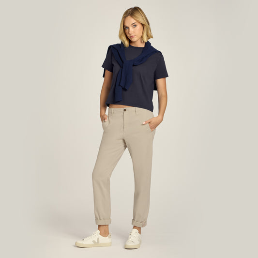Unisex Chino Pants Ecru Chino pants