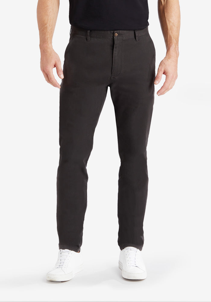  wearing Black Everyday Comfort Chino Slim Pants
