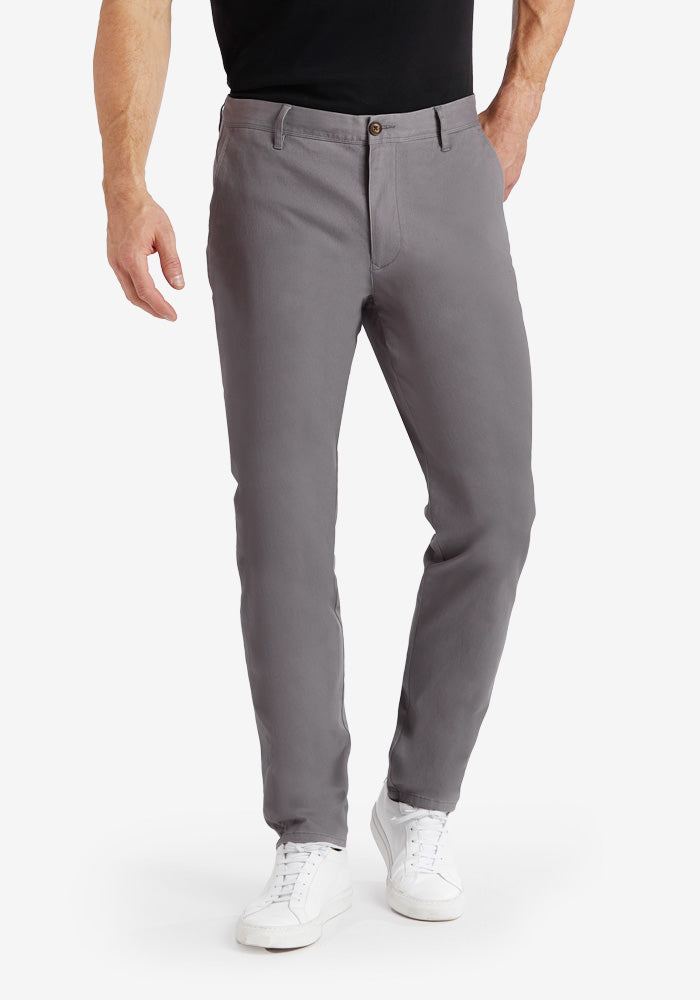  wearing Black Everyday Comfort Chino Slim Pants