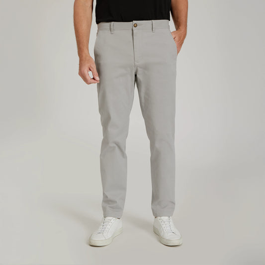 Everyday Comfort Chino Slim Pants Silver Chino pants
