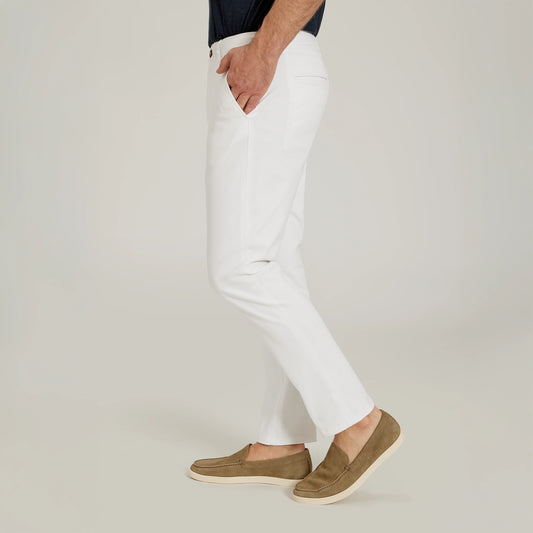 Everyday Comfort Chino Slim Pants White Chino pants