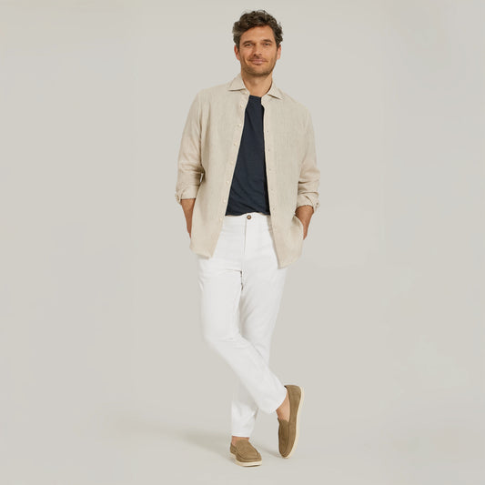Everyday Comfort Chino Slim Pants White Chino pants