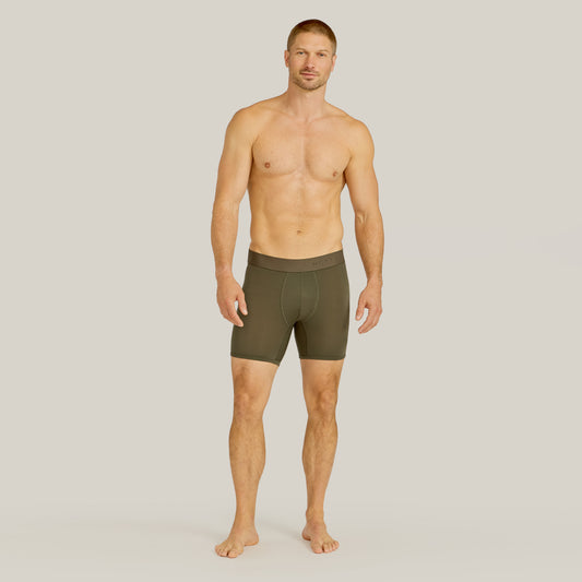 Second Skin Boxer Brief Dark Moss Boxer Brief underwear