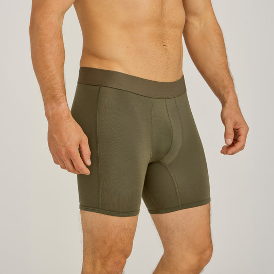Second Skin Boxer Brief Dark Moss Boxer Brief underwear